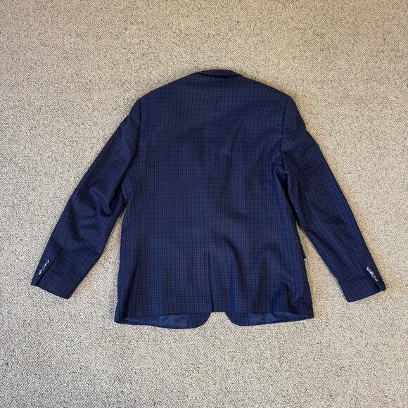 Ben Sherman Plectrum Plaid Blazer Sports Coat US Men's 44R - Picture 3 of 6